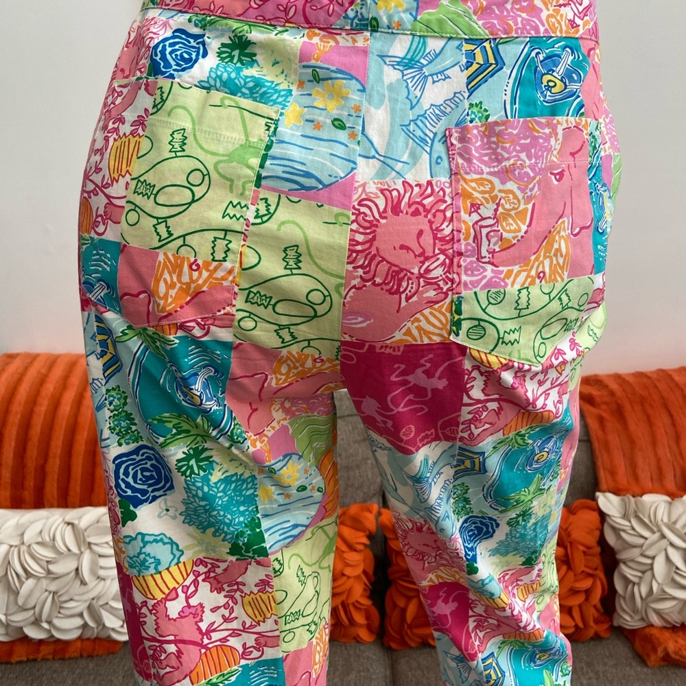 Lilly Pulitzer Party Patch Patchwork Capris - image 7